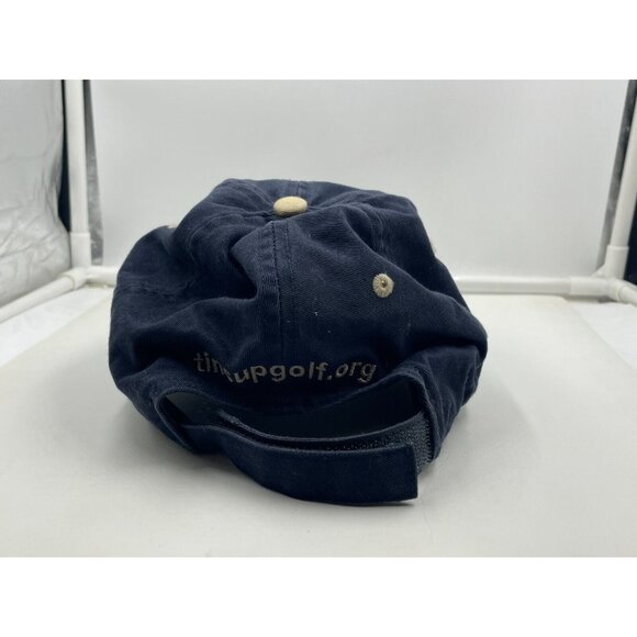 Tin Cup Tournament Golf Hat 10th Annual Adjustable Navy Cap Top of the World - Picture 5 of 7